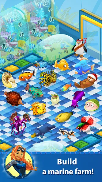 Treasure Diving МОД/Взлом [Меню, Бесконечные монеты и Открытые уровни] Screenshot 4