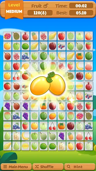 Fruit Connect (Фрукт Коннект) МОД/Взлом [Меню, Бесконечные монеты и Открытые уровни] Screenshot 3