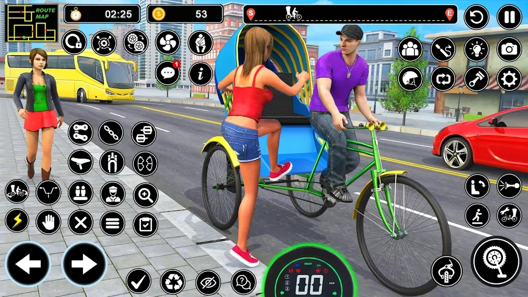 BMX Cycle Games 3D Cycle Race (игры на велосипеде 3D гонка) МОД/Взлом [Бесконечные деньги, Монеты и Мега MOD] Screenshot 2