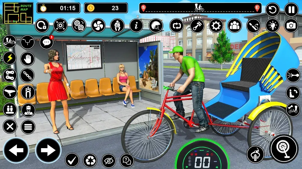 BMX Cycle Games 3D Cycle Race (игры на велосипеде 3D гонка) МОД/Взлом [Бесконечные деньги, Монеты и Мега MOD] Screenshot 5