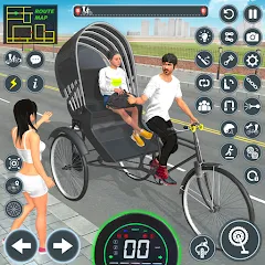 Скачать Взломанная BMX Cycle Games 3D Cycle Race на Андроид (Много денег) бесплатно