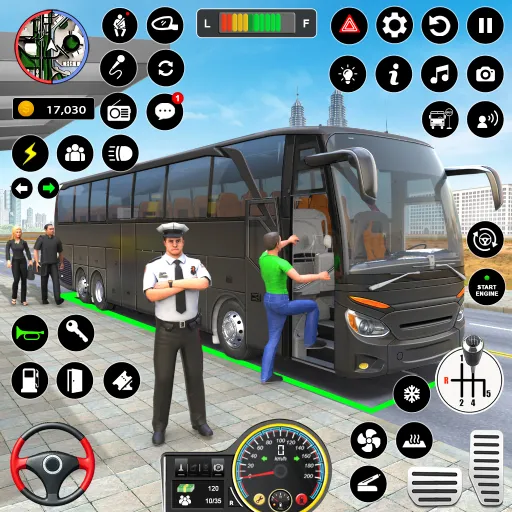 Bus Simulator - Driving Games МОД/Взлом [Бесконечные деньги, Монеты и Мега MOD] Screenshot 1
