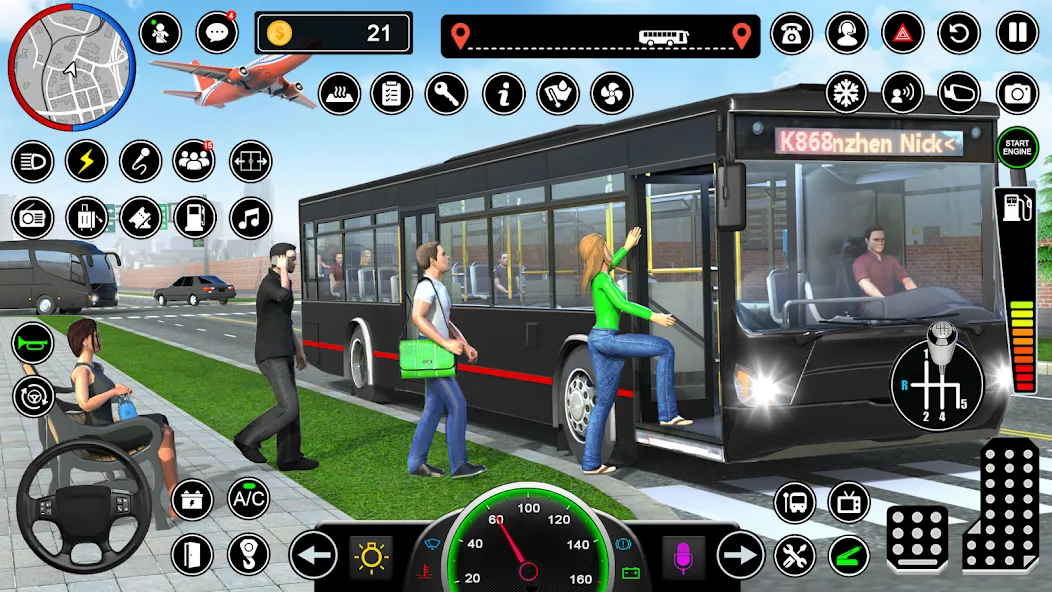 Bus Simulator - Driving Games МОД/Взлом [Бесконечные деньги, Монеты и Мега MOD] Screenshot 2