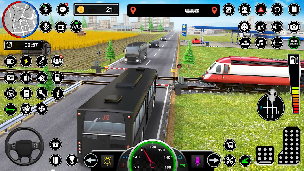 Bus Simulator - Driving Games МОД/Взлом [Бесконечные деньги, Монеты и Мега MOD] Screenshot 4