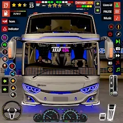 Скачать Public Coach Bus Driving Game Взлом (Много денег) на Андроид