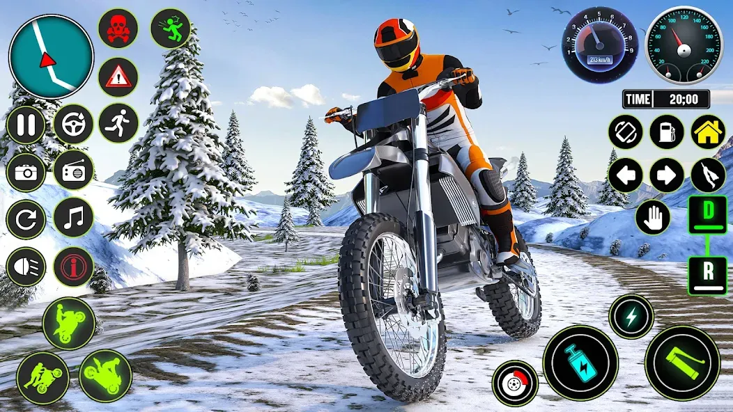 GT Bike Racing Game Moto Stunt (ДжиТи Байк Рейсинг Гейм Мото Стант) МОД/Взлом [Много монет, Открытые уровни и Мега MOD] Screenshot 3