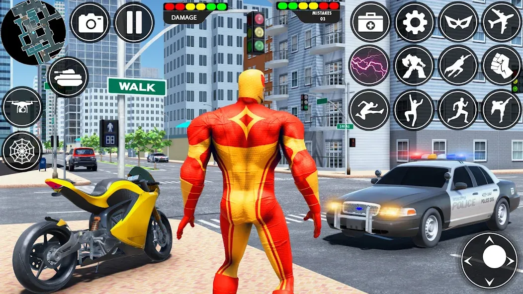 Rope Hero: Speed Hero Games (Роуп Хиро) МОД/Взлом [Меню, Бесконечные монеты и Открытые уровни] Screenshot 3
