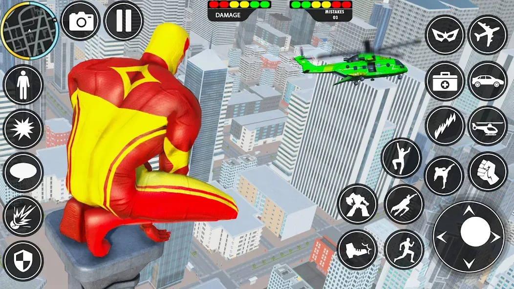Rope Hero: Speed Hero Games (Роуп Хиро) МОД/Взлом [Меню, Бесконечные монеты и Открытые уровни] Screenshot 5