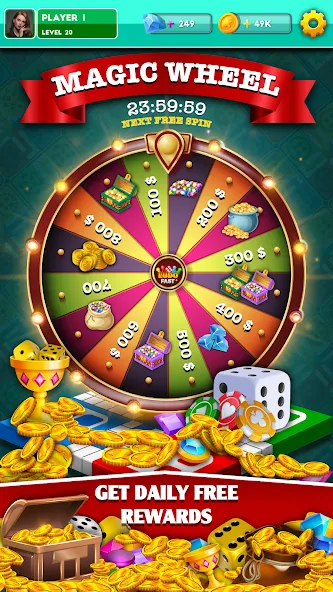 Multiplayer Dice Ludo Games (Мультиплеер Дайс Лудо Игры) МОД/Взлом [Много монет, Открытые уровни и Мега MOD] Screenshot 5