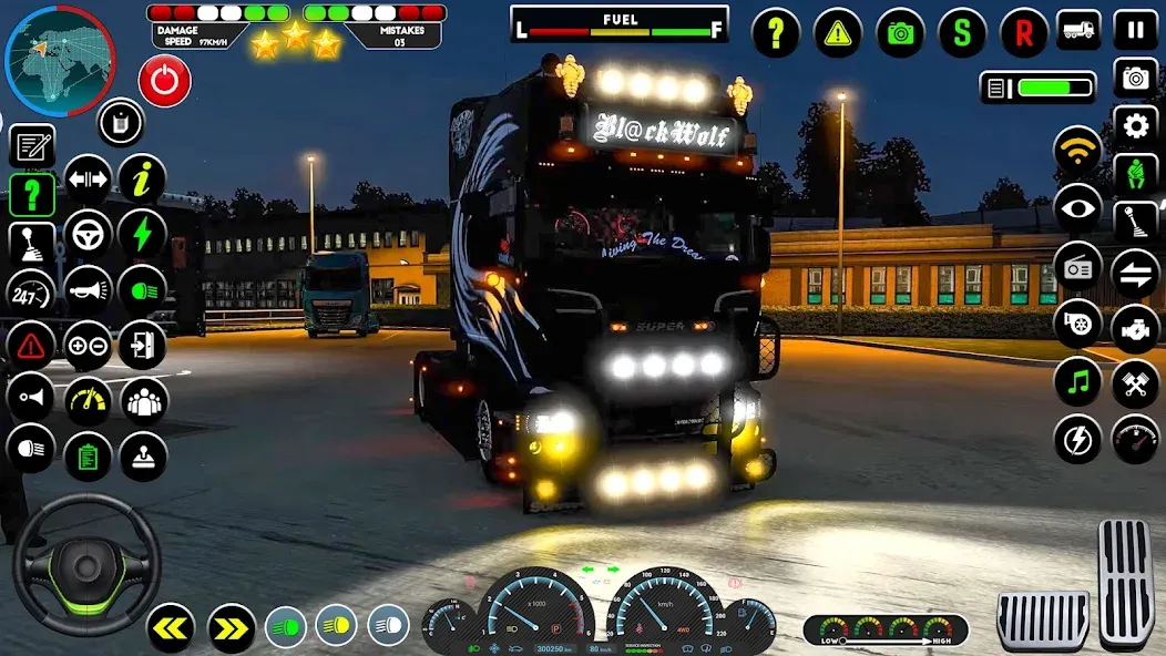Truck Driving Euro Truck Game МОД/Взлом [Много монет, Открытые уровни и Мега MOD] Screenshot 1