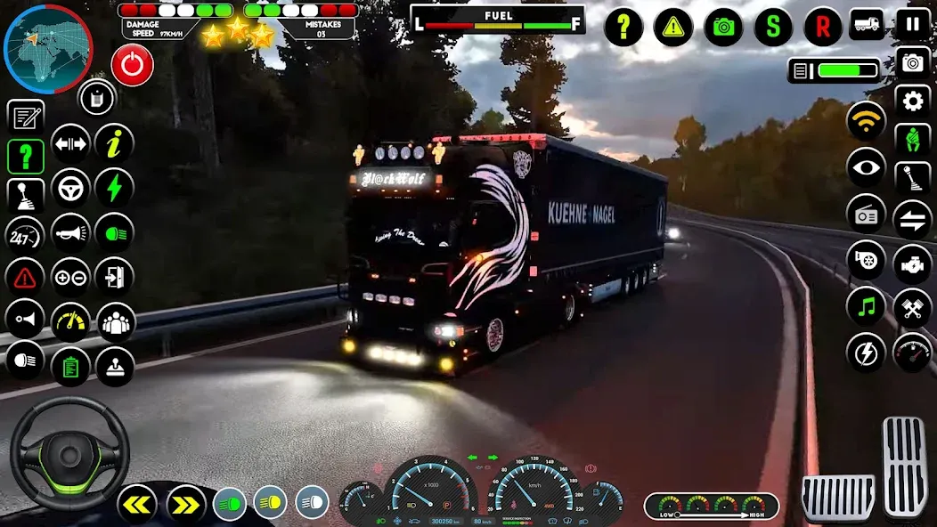 Truck Driving Euro Truck Game МОД/Взлом [Много монет, Открытые уровни и Мега MOD] Screenshot 2