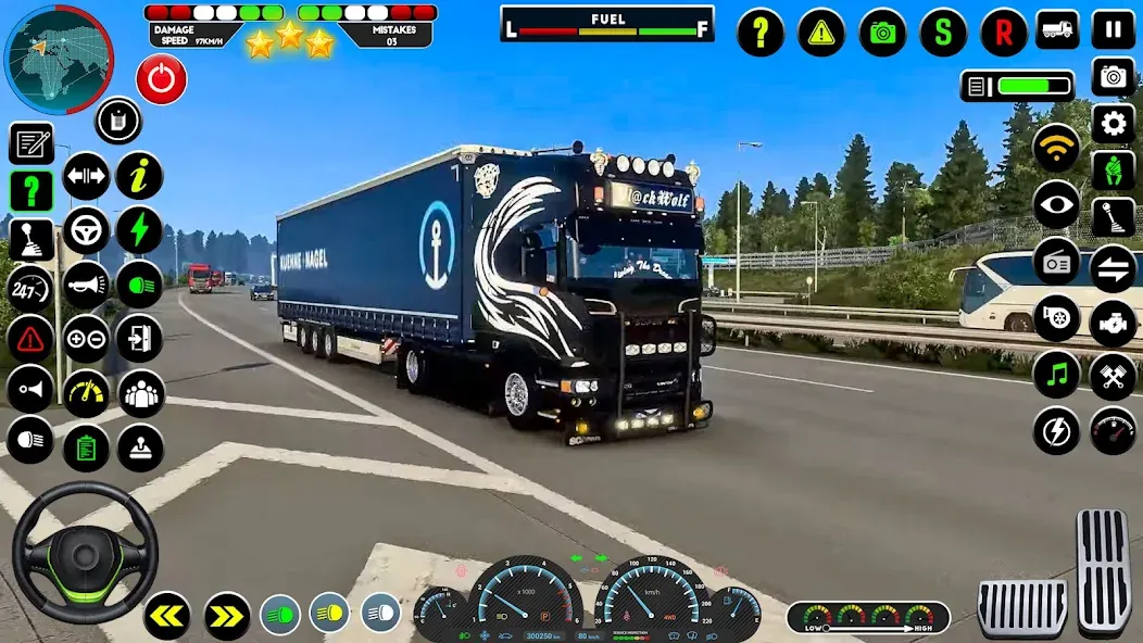 Truck Driving Euro Truck Game МОД/Взлом [Много монет, Открытые уровни и Мега MOD] Screenshot 4
