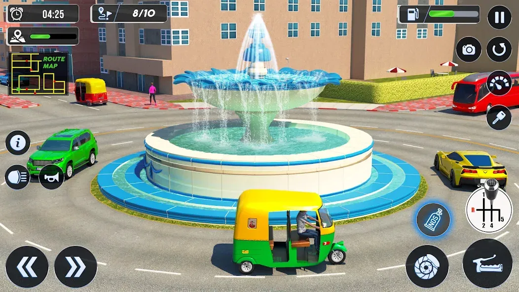 Tuk Tuk Auto Driving Games 3D МОД/Взлом [Много денег, Монет и Все открыто] Screenshot 5
