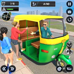 Скачать Взломанная Tuk Tuk Auto Driving Games 3D на Андроид (Много денег)