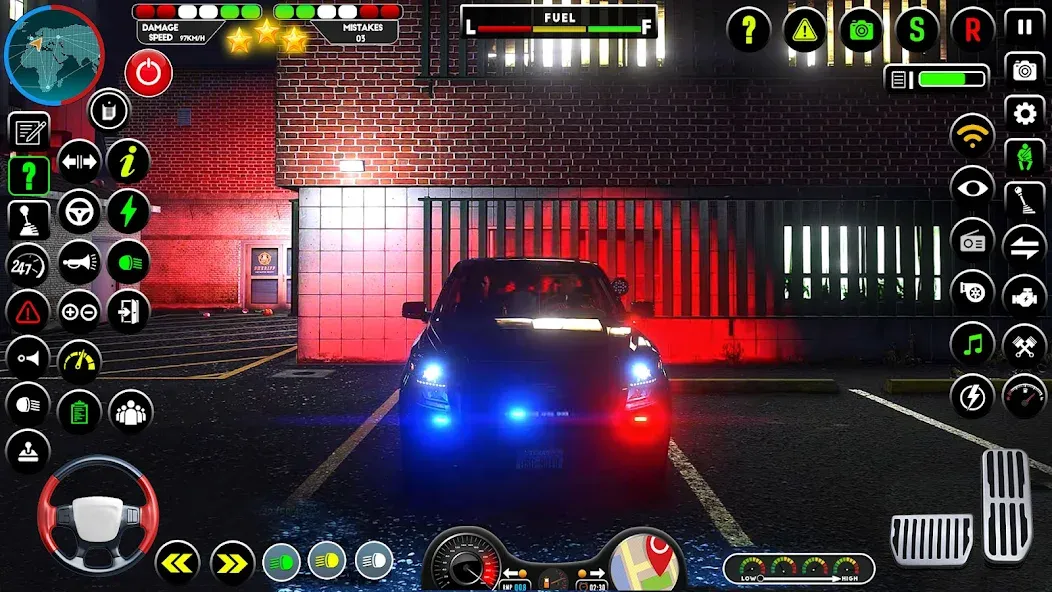 NYPD Police Car Parking Game МОД/Взлом [Деньги, Монеты и Меню MOD] Screenshot 2