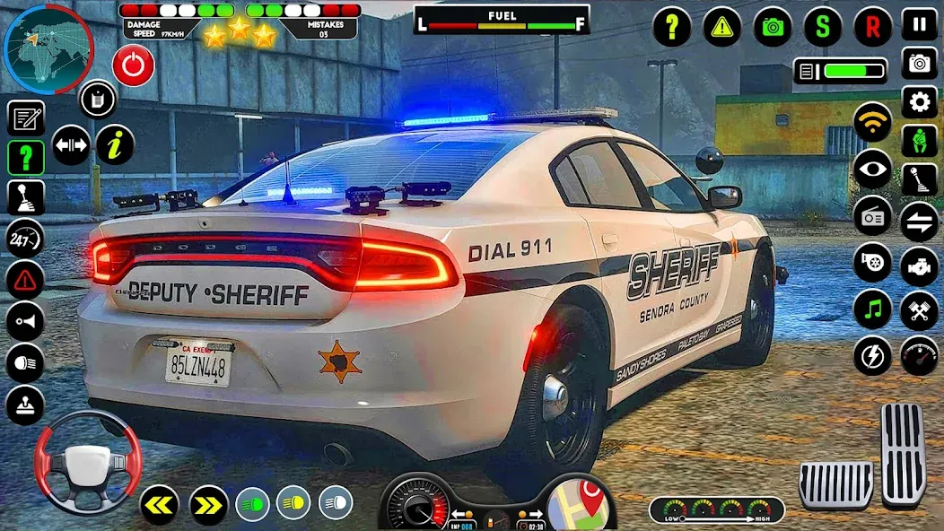 NYPD Police Car Parking Game МОД/Взлом [Деньги, Монеты и Меню MOD] Screenshot 3