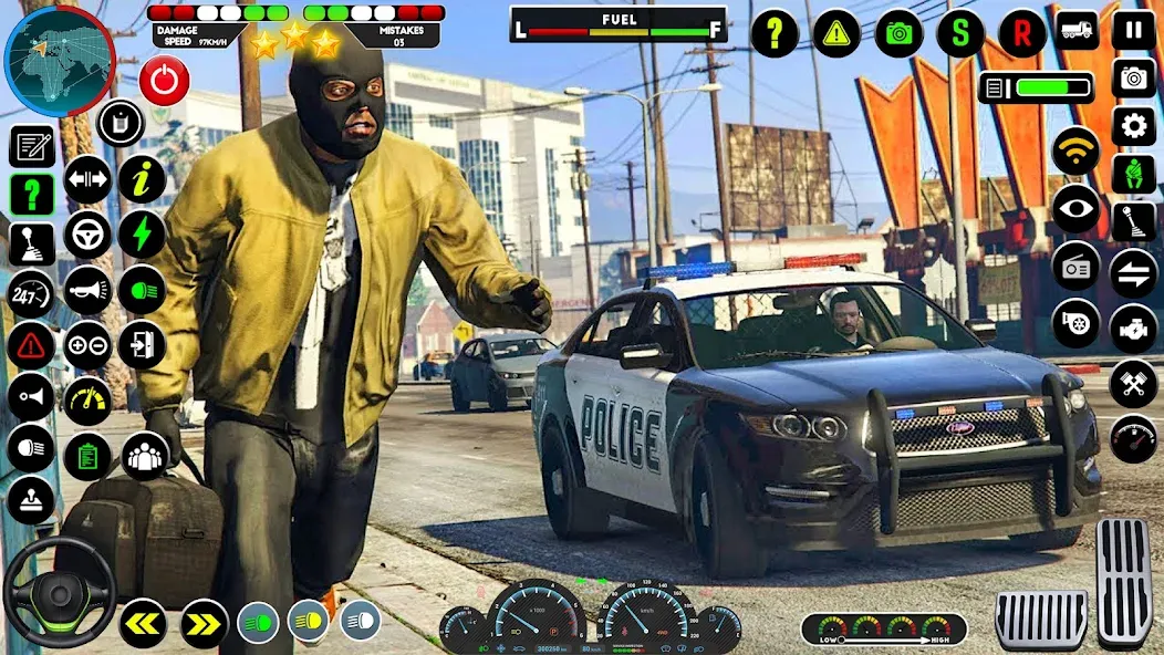 NYPD Police Car Parking Game МОД/Взлом [Деньги, Монеты и Меню MOD] Screenshot 5