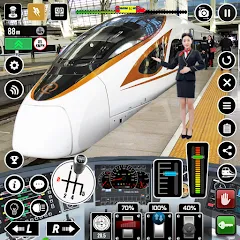 Скачать Railway Train Simulator Games Взлом (Много денег) на Андроид бесплатно