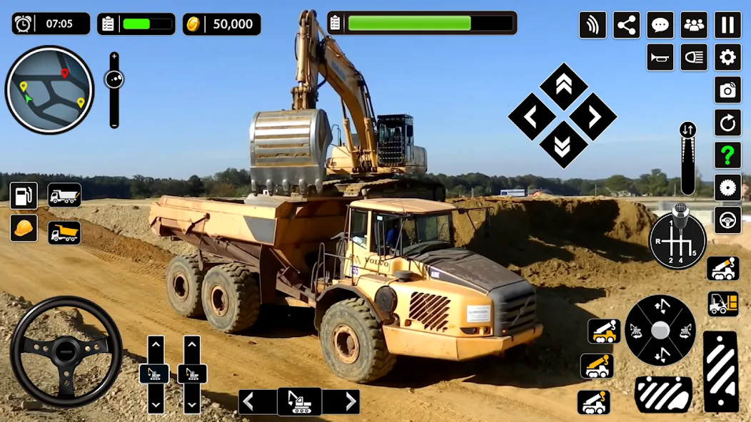 Snow Offroad Construction Game МОД/Взлом [Много монет, Открытые уровни и Мега MOD] Screenshot 5