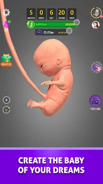 Idle 9 Months (Айдл 9 месяцев) МОД/Взлом [Меню, Бесконечные монеты и Открытые уровни] Screenshot 4
