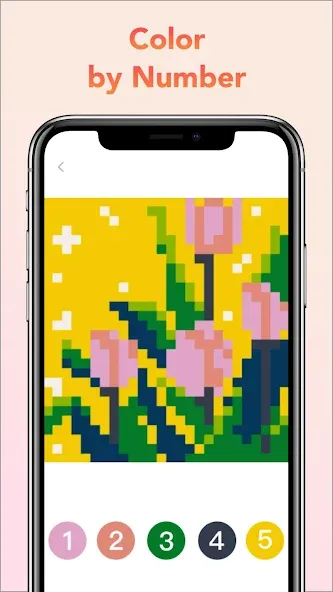 Pixel Art Book-Color By Number (Пиксельное искусство) МОД/Взлом [Деньги, Монеты и Меню MOD] Screenshot 2