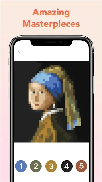 Pixel Art Book-Color By Number (Пиксельное искусство) МОД/Взлом [Деньги, Монеты и Меню MOD] Screenshot 3