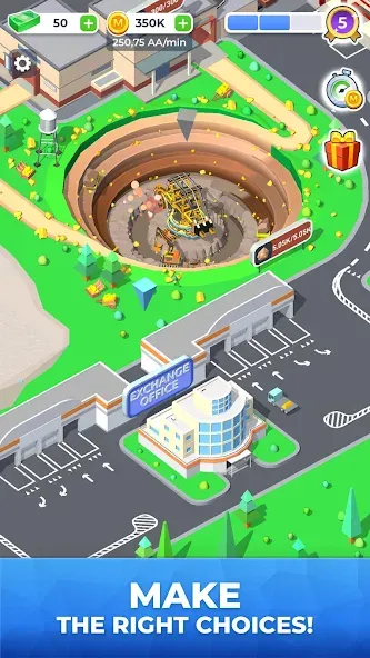 Mining Inc. МОД/Взлом [Все открыто, Дополнительные деньги и Меню MOD] Screenshot 2