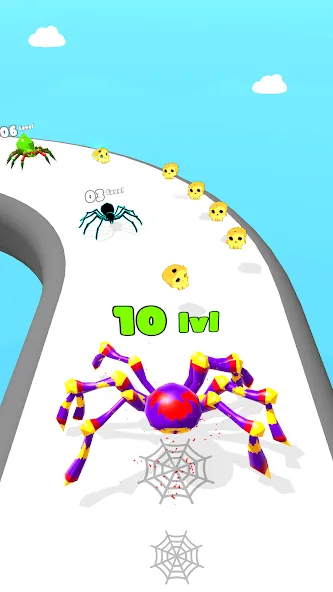 Insect Run - Spider Evolution (Инсект Эволюшн Ран) МОД/Взлом [Много денег, Монет и Все открыто] Screenshot 2