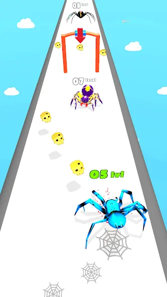 Insect Run - Spider Evolution (Инсект Эволюшн Ран) МОД/Взлом [Много денег, Монет и Все открыто] Screenshot 3