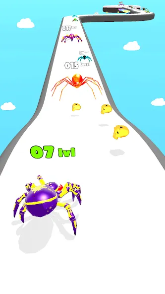 Insect Run - Spider Evolution (Инсект Эволюшн Ран) МОД/Взлом [Много денег, Монет и Все открыто] Screenshot 4