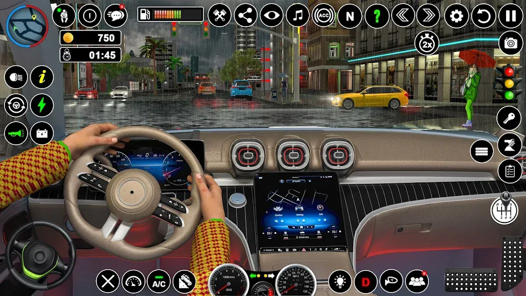 Russian Taxi Driving Simulator МОД/Взлом [Бесконечные деньги, Монеты и Мега MOD] Screenshot 1