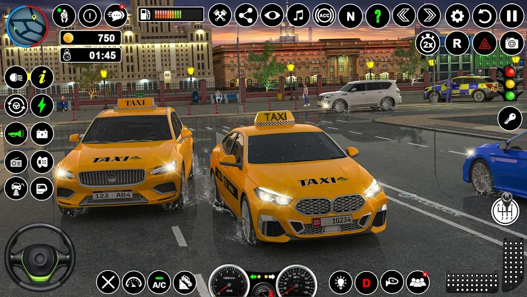 Russian Taxi Driving Simulator МОД/Взлом [Бесконечные деньги, Монеты и Мега MOD] Screenshot 5