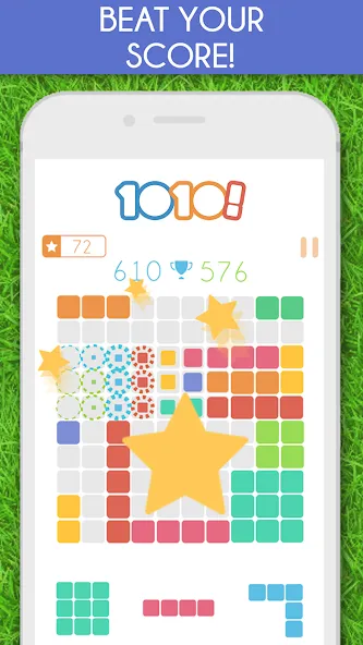 1010! Block Puzzle Game МОД/Взлом [Много монет, Открытые уровни и Мега MOD] Screenshot 2