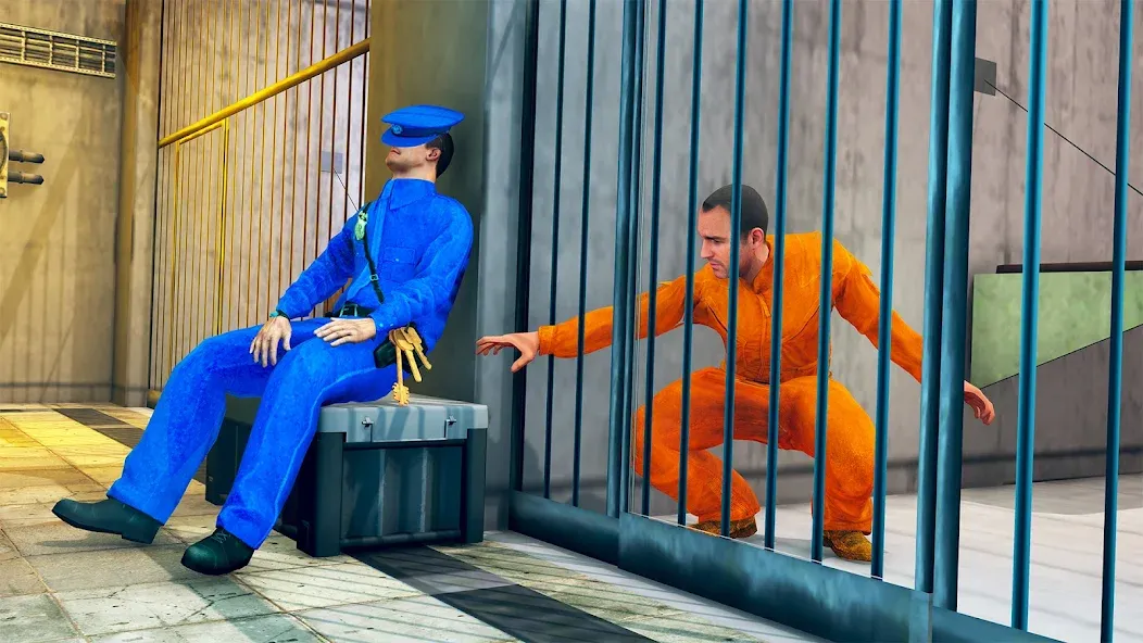 Prison Escape- Jail Break Game (Побег из тюрьмы 3D) МОД/Взлом [Бесконечные деньги, Монеты и Мега MOD] Screenshot 1
