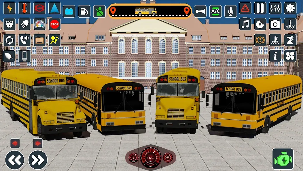 School Bus 3d : City Bus Games (Школьный автобус симулятор игры на автобусе) МОД/Взлом [Все открыто, Дополнительные деньги и Меню MOD] Screenshot 1