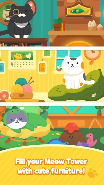 Meow Tower: Nonogram (Picross) (Мяу Тауэр) МОД/Взлом [Бесконечные деньги, Монеты и Мега MOD] Screenshot 2