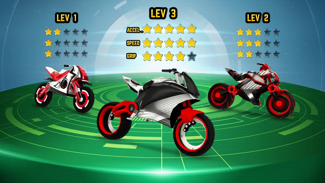 Gravity Rider: Space Bike Race (Гравити Райдер) МОД/Взлом [Меню, Бесконечные монеты и Открытые уровни] Screenshot 5