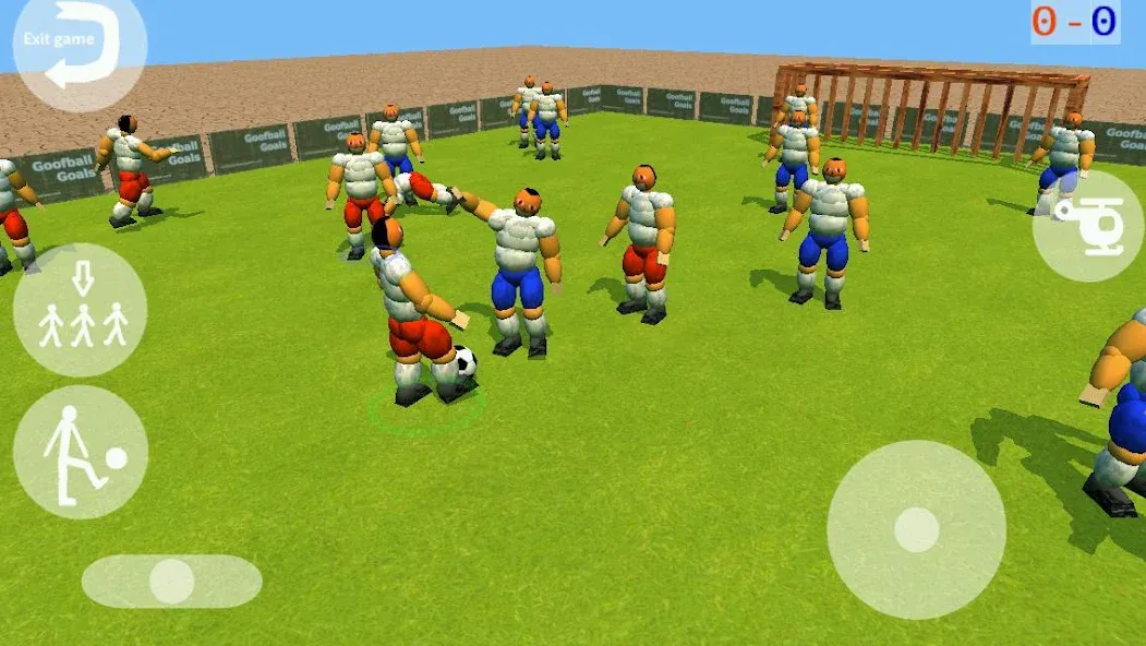 Goofball Goals Soccer Game 3D (Гуфбол Голз Соккер Гейм 3Д) МОД/Взлом [Бесконечные деньги, Монеты и Мега MOD] Screenshot 1