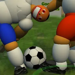 Скачать Взломанная Goofball Goals Soccer Game 3D на Андроид (Много денег) бесплатно