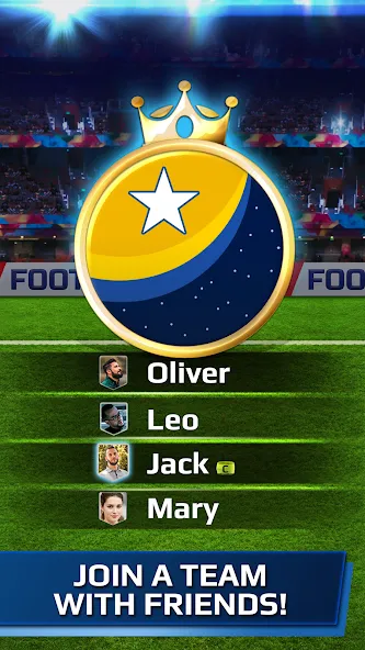 Football Rivals: Soccer Game (Футбольные соперники) МОД/Взлом [Много монет, Открытые уровни и Мега MOD] Screenshot 2