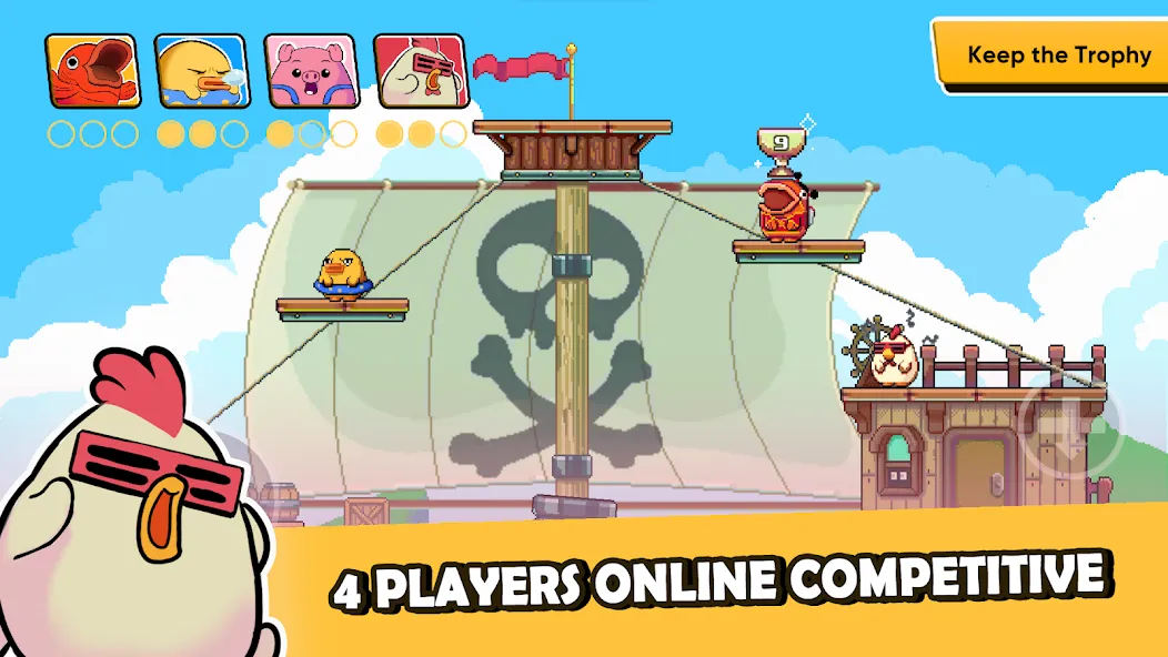 Paw Rumble (Пав Рамбл) МОД/Взлом [Меню, Бесконечные монеты и Открытые уровни] Screenshot 1