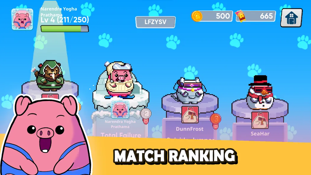 Paw Rumble (Пав Рамбл) МОД/Взлом [Меню, Бесконечные монеты и Открытые уровни] Screenshot 4