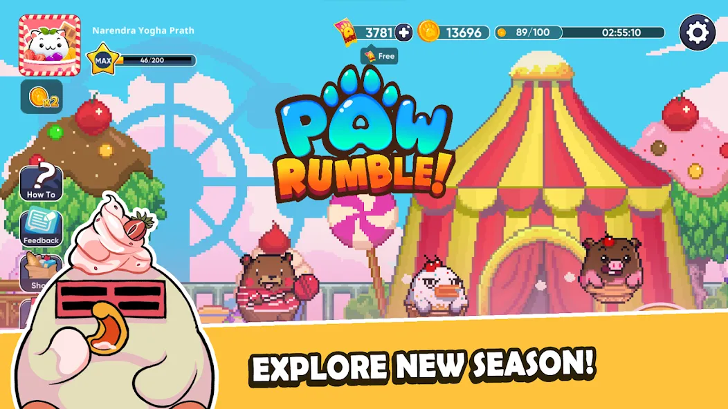 Paw Rumble (Пав Рамбл) МОД/Взлом [Меню, Бесконечные монеты и Открытые уровни] Screenshot 5