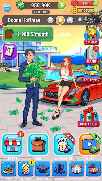 Rich Inc. Business & Idle Life МОД/Взлом [Деньги, Монеты и Меню MOD] Screenshot 5