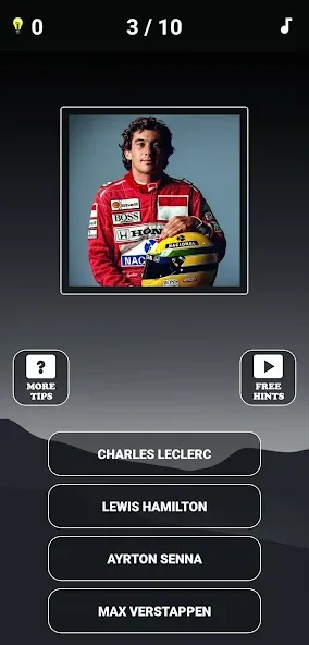 Formula 1:Guess F1 Driver Quiz МОД/Взлом [Все открыто, Дополнительные деньги и Меню MOD] Screenshot 1