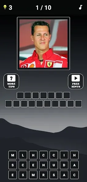 Formula 1:Guess F1 Driver Quiz МОД/Взлом [Все открыто, Дополнительные деньги и Меню MOD] Screenshot 2