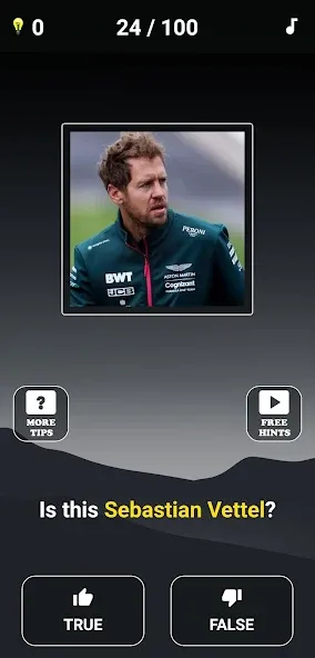 Formula 1:Guess F1 Driver Quiz МОД/Взлом [Все открыто, Дополнительные деньги и Меню MOD] Screenshot 3