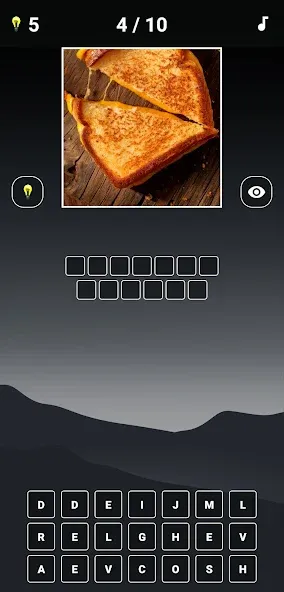 Guess the Food: Food Quiz МОД/Взлом [Меню, Бесконечные монеты и Открытые уровни] Screenshot 2