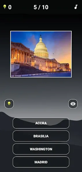 Capitals of the World - Quiz 1 МОД/Взлом [Бесконечные деньги, Монеты и Мега MOD] Screenshot 4