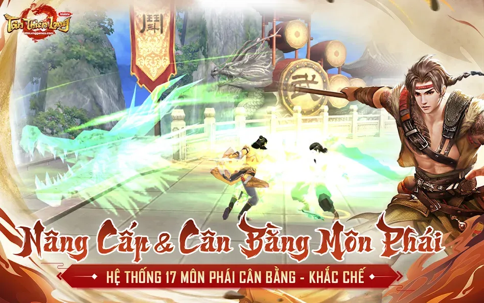 Tân Thiên Long Mobile МОД/Взлом [Много монет, Открытые уровни и Мега MOD] Screenshot 1
